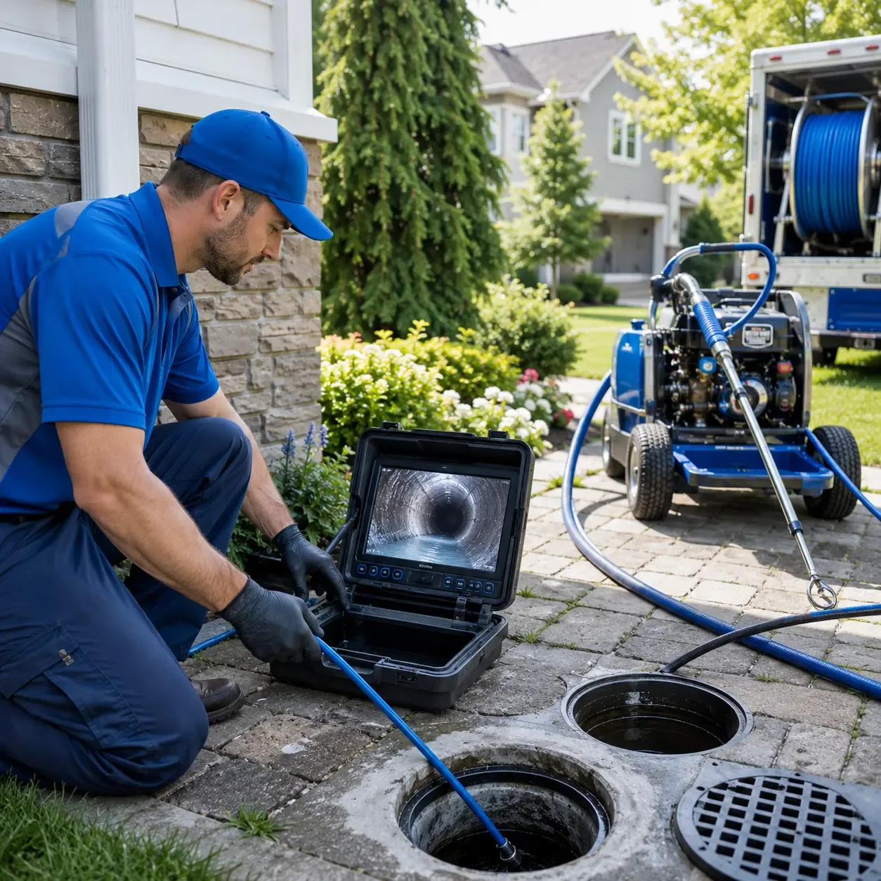 Outdoor drain cleaning professionals serving East Aurora, NY